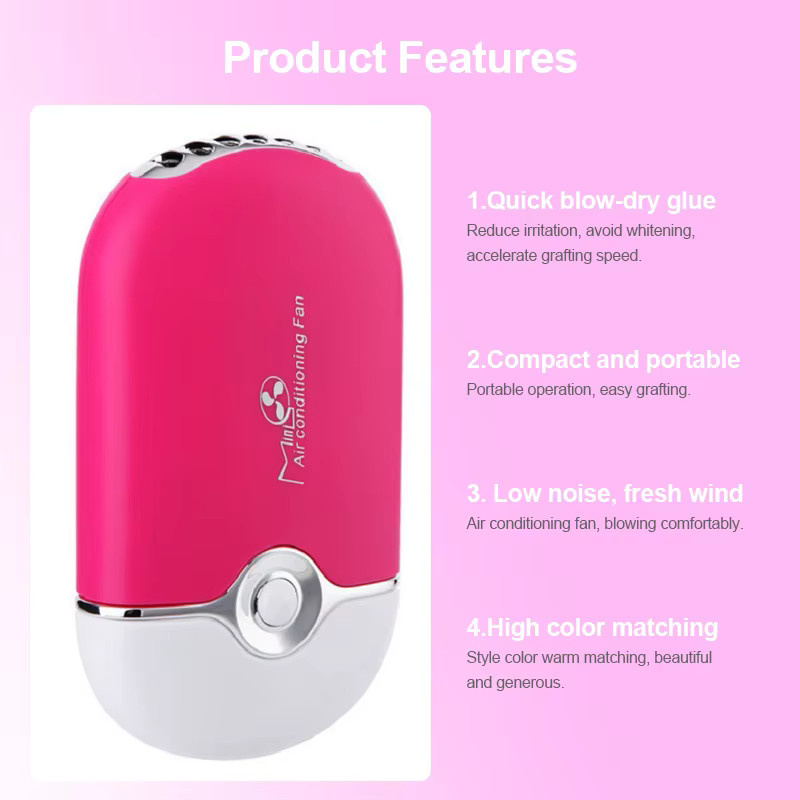 MASSA Mini Wimpern Fan, USB, Wimpernkleber Trockner - Bild 2