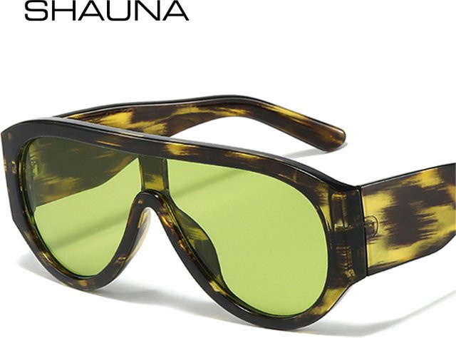 SHAUNA Sonnenbrille Pilot, Vollrand, Rot Grün, Unisex, Kunststoff - Bild 1