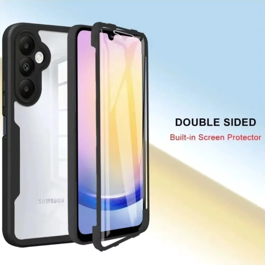 Transparente 360-Grad-Ganzkörper-Handyhülle für Samsung Galaxy S26 S25 Ultra Plus Edge FE A57 A56 und weitere Modelle in Blau - Bild 6