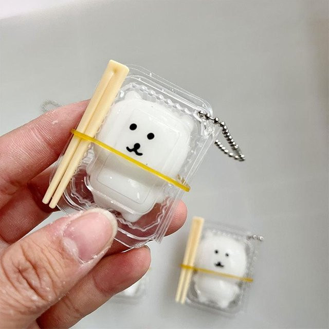 BC Pet Supplies Kleiner Bär Schlüsselanhänger, Squishy, Knetspielzeug - Bild 1