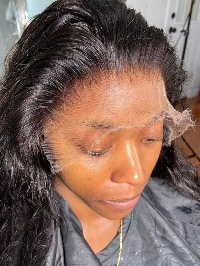 Newa Hair HD Lace Frontal, Echthaar, vorgezupft - Bild 6