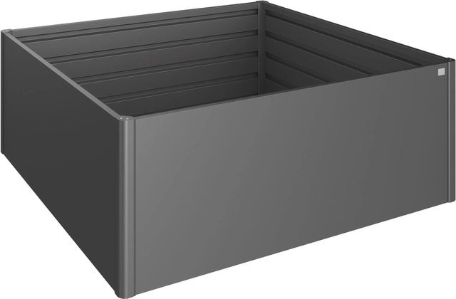 Biohort Hochbeet aus Metall in Dunkelgrau-Metallic, B/T/H: 200 x 200 x 77 cm - Bild 1