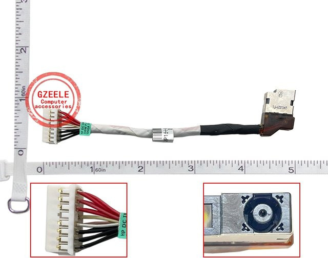 HP DC-IN Lade Flex Kabel für TPN-Q265 Q263 Q264 Q267 16-D 16-E 16-C 16-B Laptop in Schwarz M45543-S21 M57215-001 - Bild 1