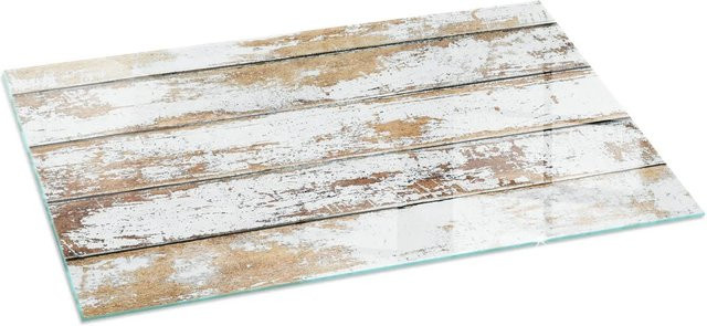Tulup Glasplatte für Kamin und Öfen in Weiß, B/T/H: 140 x 70 cm - Bild 1