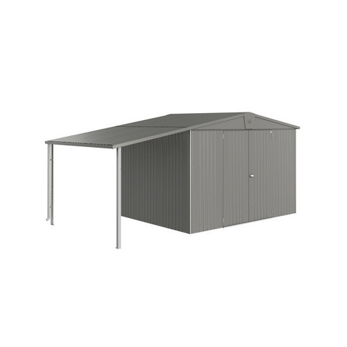 Biohort Seitendach Europa für 4/5 in Quarzgrau-Metallic aus Edelstahl und Stahlblech, Breite: 150 cm, Höhe: 150 cm, Tiefe: 30 cm - Bild 3