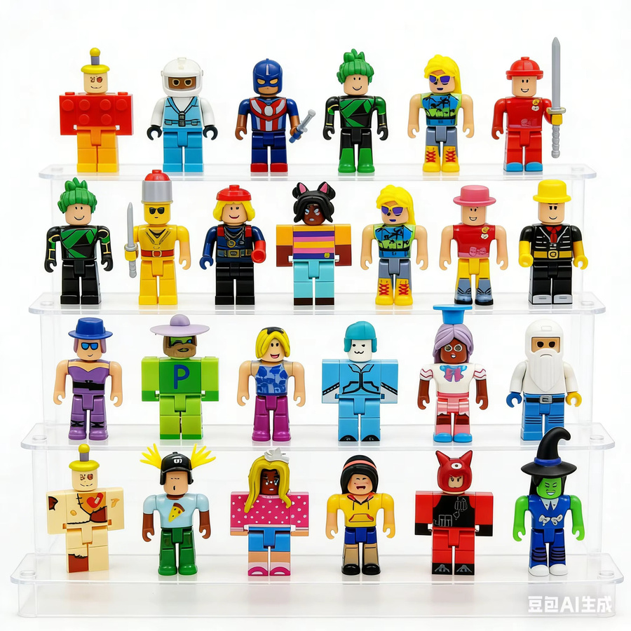 Roblox Charakter-Actionfiguren, 24-teiliges Set, Kunststoff, ab 3 Jahren - Bild 2