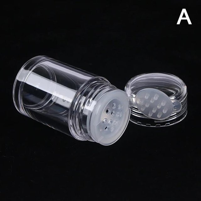 Hungry Heart Mini-Gewürzflasche aus Kunststoff, transparent, ideal für Picknick und Grillen - Bild 1