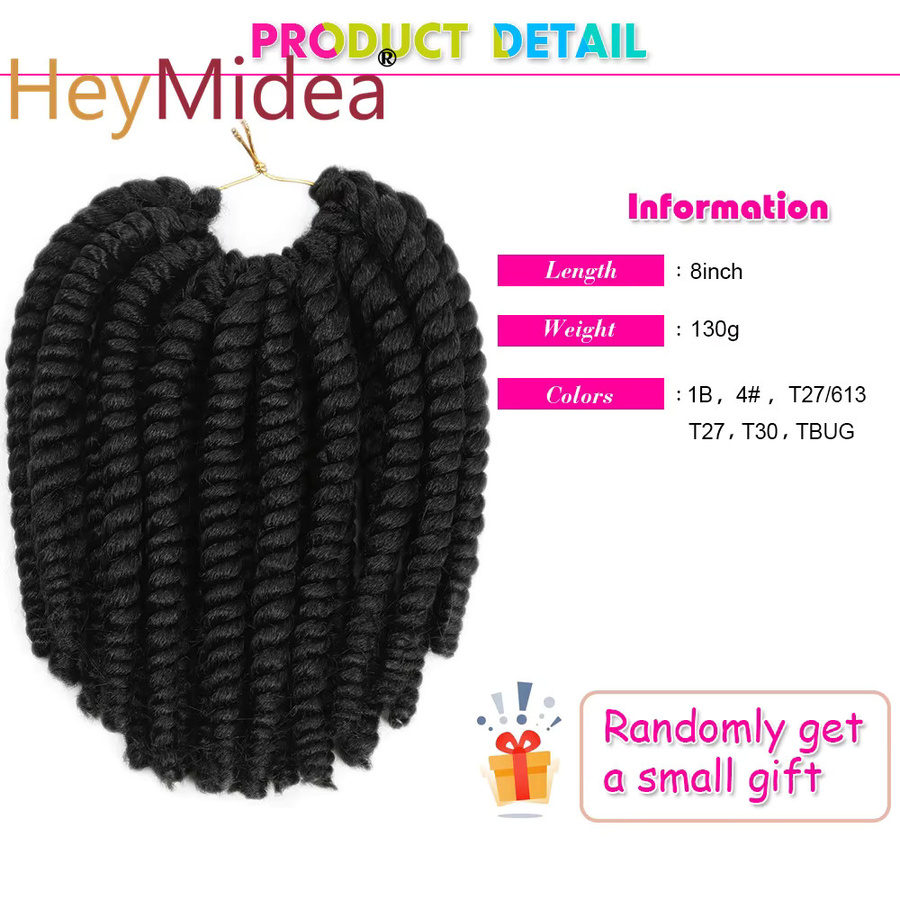 HeyMidea Havana Twist Häkel-Haarverlängerung, Ombre, Damen - Bild 3