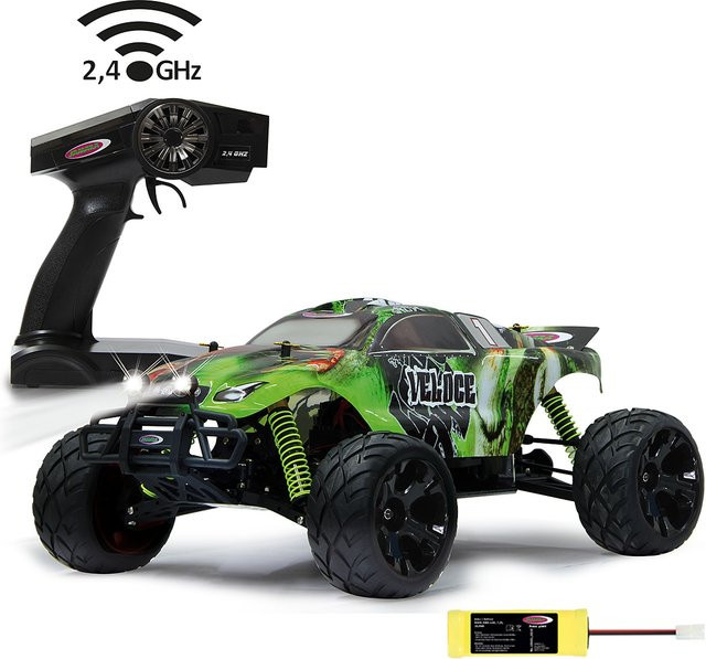 JAMARA Veloce Monstertruck 4WD, Spielfahrzeug, 1:10, mit LED - Bild 1