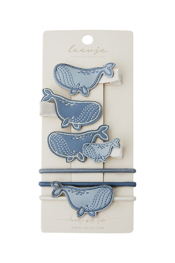 Leevje Haarspangen Whale Mix - Bild 1