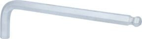 KS Tools Kugelkopf-Innensechskant-Winkelstiftschlüssel aus gehärtetem Stahl in Silber, 12 mm - Bild 1