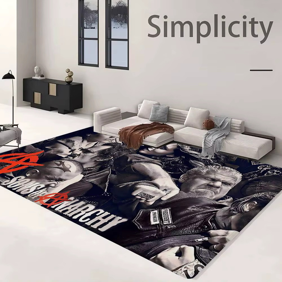 Potdemiel Bodenmatte Sons Of Anarchy, rechteckig, rutschfest und wetterfest, mehrfarbig, B/T: 60,0 x 40,0 cm - Bild 3