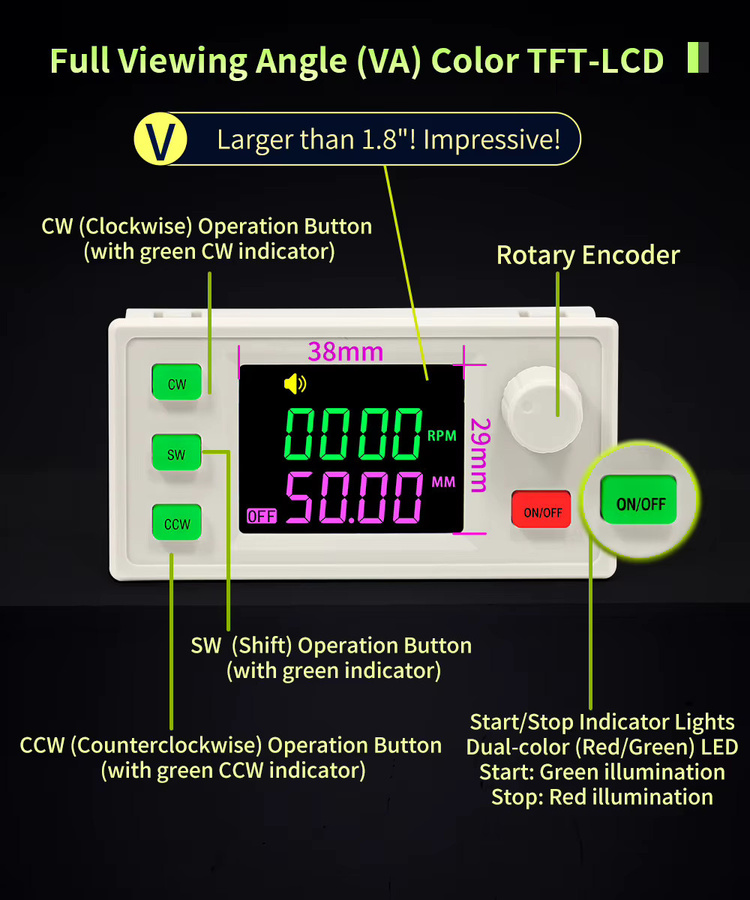 XY-SMH einachsiger Schrittmotor-Controller mit 100 Hz bis 80000 Hz Geschwindigkeit und Vorwärts- sowie Rückwärts-Pulsverzögerung für SPS-Positionierung in Weiß - Bild 2