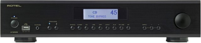 Rotel A12 MKII Stereo Vollverstärker in Schwarz mit Bluetooth und USB-C - Bild 1