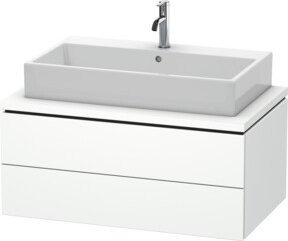Duravit Waschtischunterschrank L-Cube in Weiß mit 2 Schubkästen, B/T: 92 x 54,7 cm - Bild 1