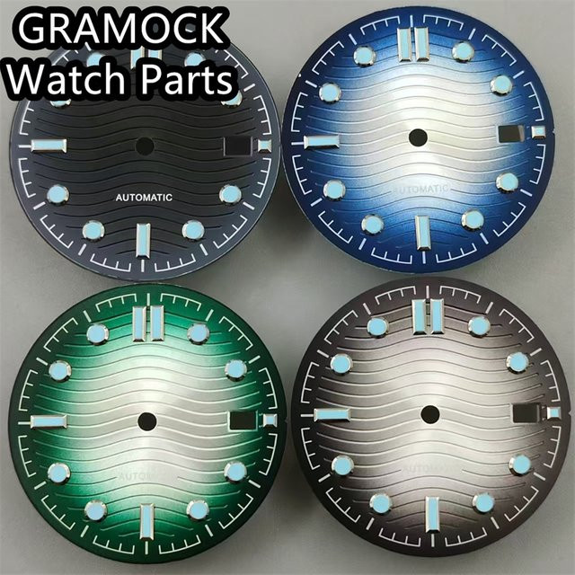 GRAMOCK Uhrengehäuse, Automatisch, Mechanisch, 41 mm, Blau, Unisex - Bild 1