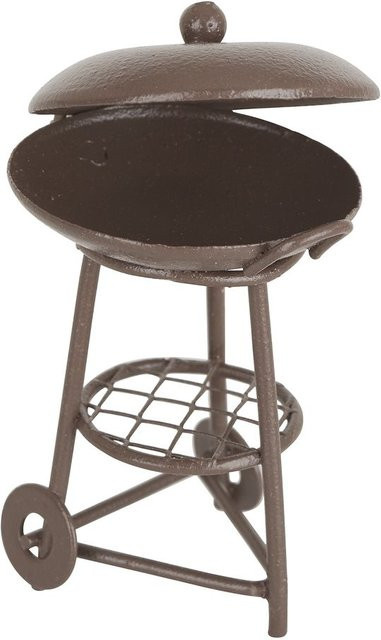 HobbyFun Miniatur Gartengrill Metall Schwarz - Bild 1