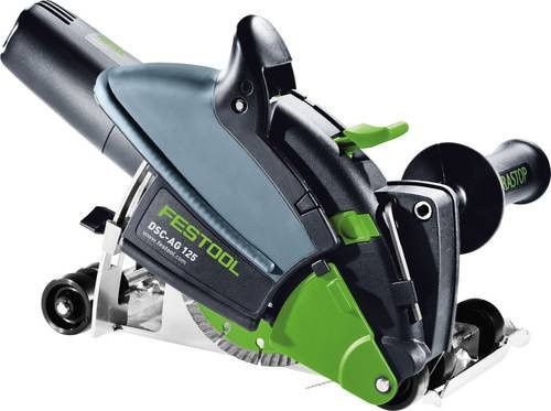 Festool Diamant Trennschleifmaschine DSC-AG 125-Plus in Grau mit 1400W und 125mm Scheibendurchmesser - Bild 1