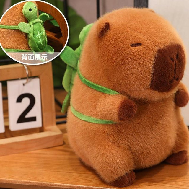 Binchi Fitness Capybara Plüschtier, 22cm, ab 14 Jahre - Bild 1