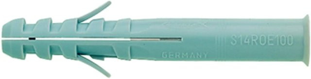 Fischer Dübel S 14 aus Nylon in Grau und Türkis für Beton - Bild 1