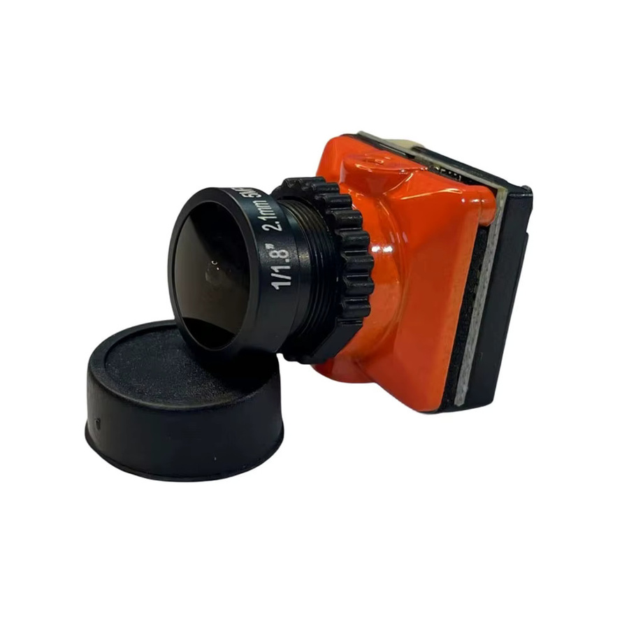 Mini FPV Kamera mit 1/3 CMOS Sensor, 1500TVL, 2,1mm Objektiv und einstellbarem OSD für RC Racing Drones, Schwarz - Bild 3