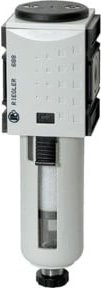Riegler Vorfilter FUTURA Schutzkorb mit 0,3 µm Filterfeinheit, BG 2, G 1/2, Farbe: Weiß - Bild 1