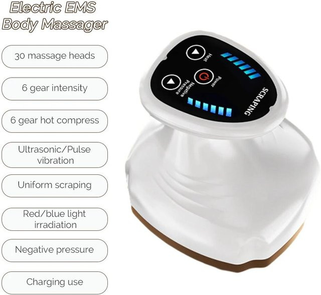 Binchi Health Technology Vakuum Schröpfmassagegerät, weiß, Unisex - Bild 1