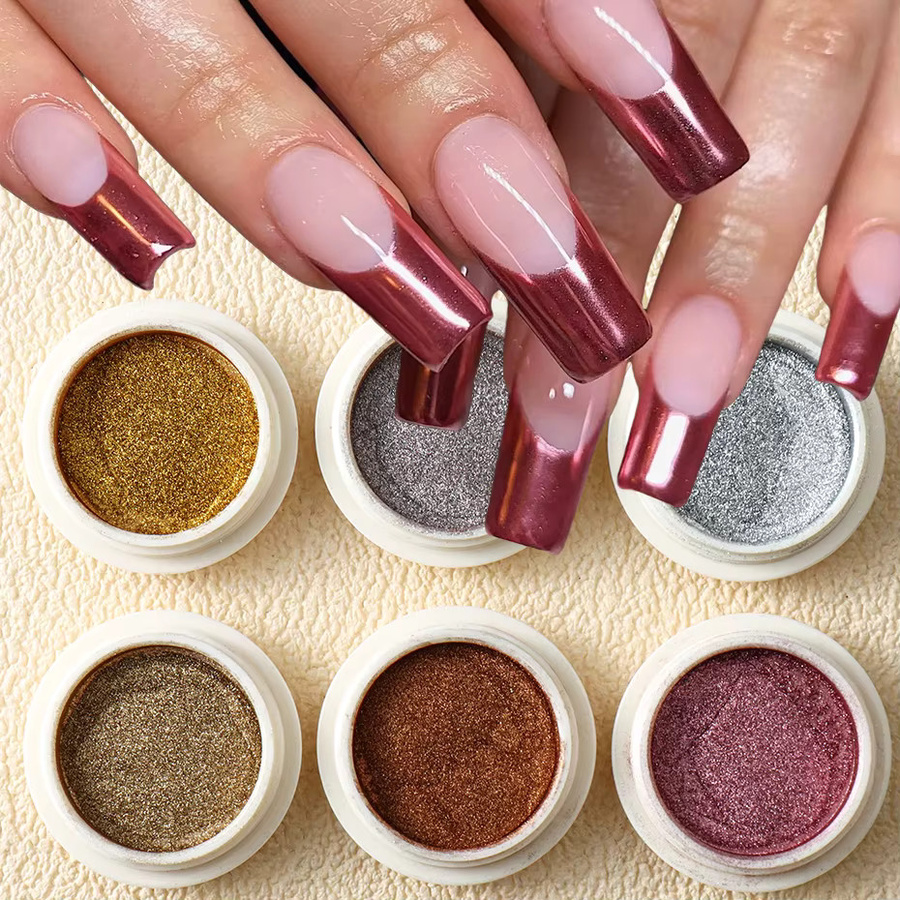 Full Beauty Nagelpuder, Metallic, 6 Stück - Bild 5