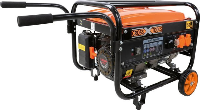 Cross Tools Benzin-Stromerzeuger CPG 3000 in Orange - Bild 1
