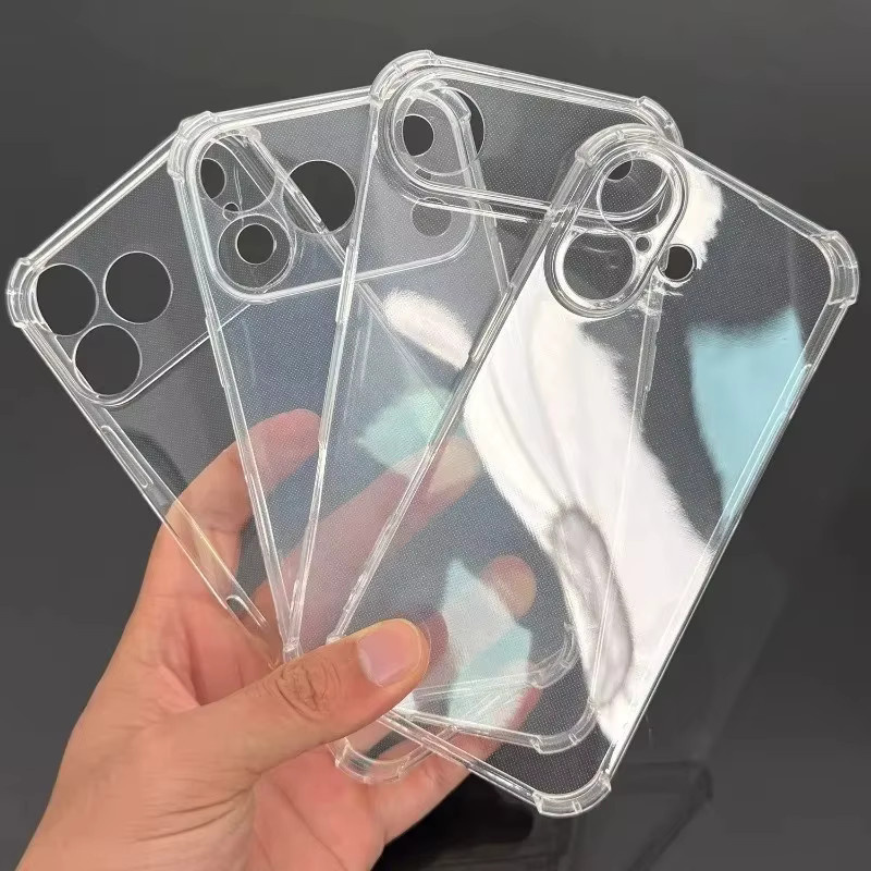 Apple Schutzhülle für iPhone 17 Pro Max, iPhone 17 Air und iPhone 17, Stoßfestes TPU Case, Transparent Klar - Bild 3