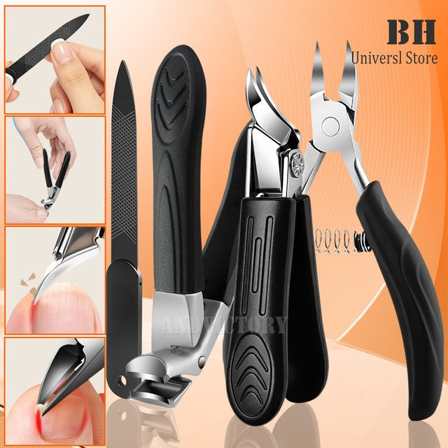 Andvictory Nagelknipser-Set für dicke Zehennägel, Unisex - Bild 1