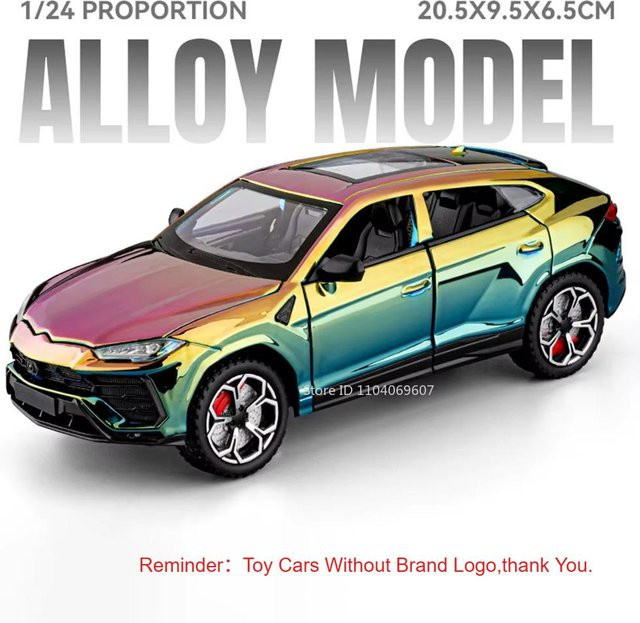 Linyi toy car Urus Lp770 Modell Mini Auto, 1:24, mit Licht und Sound, ab 14 Jahren - Bild 1