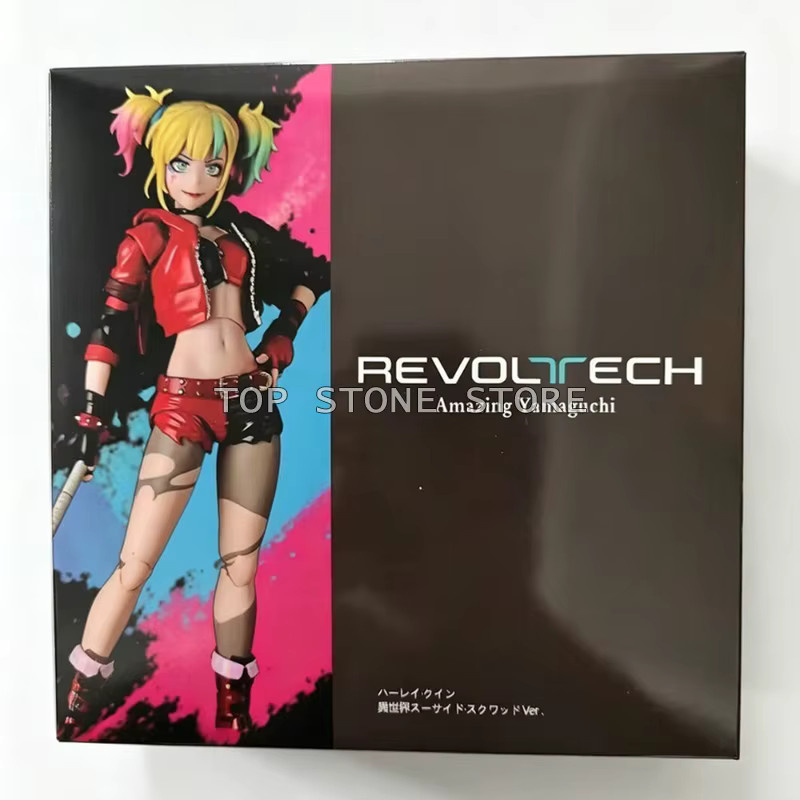 Revoltech Suicide Squad Harley Quinn Actionfigur, 15cm, Kunststoff - Bild 2