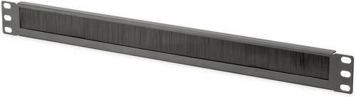 Digitus DN-97661 Netzwerkschrank-Bürstenleiste für 19 Zoll Schränke, 1 HE, Schwarz (RAL 9005) - Bild 1