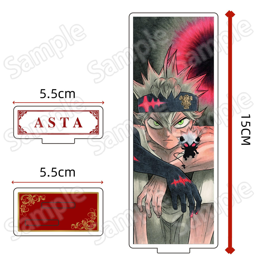 CHIC STUDIO Black Clover Anime Yami Sukehiro Acryl Charakter Modell Ständer Figur 15 cm - Bild 1