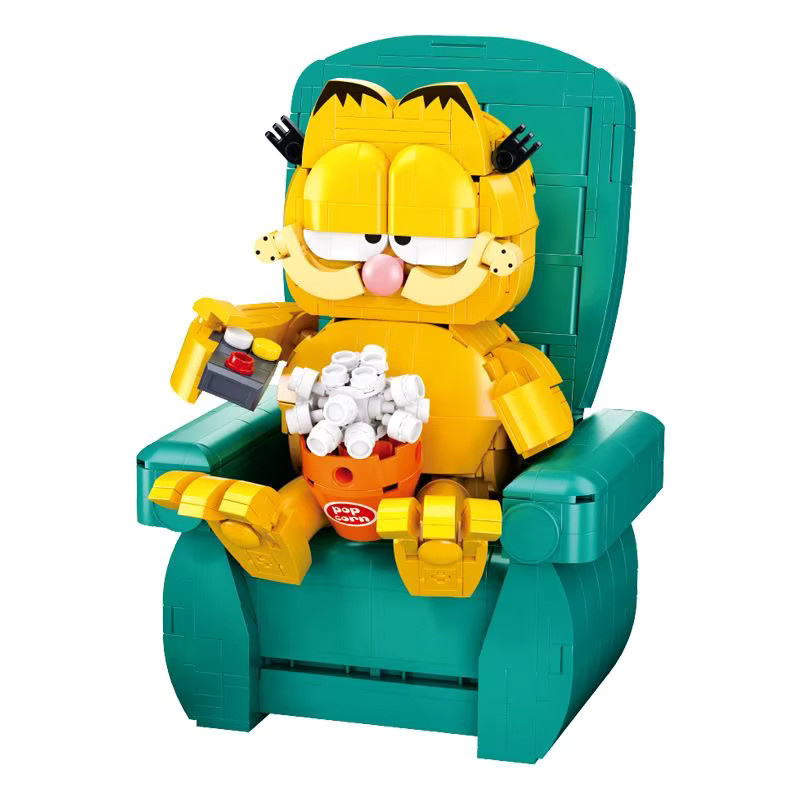 SLUBAN Garfield Sitzende Katze auf Sofa, Bausteine, Bunt / Mehrfarbig - Bild 4