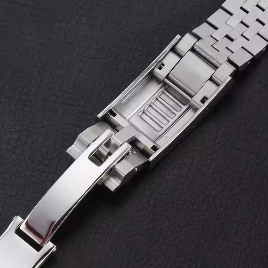 Uhrenarmband Edelstahl, Jubilee, 21 mm, 20 mm, Herren, Silber - Bild 3