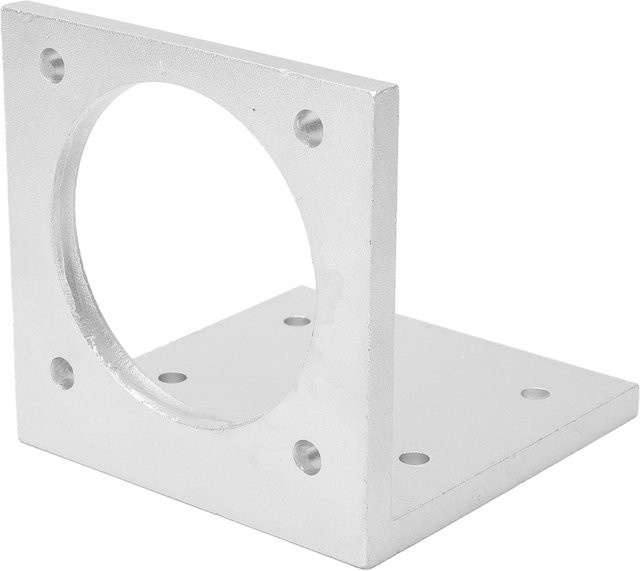 TOMTOP JMS Schrittmotor-Montagehalterung aus hochfester Aluminiumlegierung für NEMA 34 Typ in Weiß - Bild 1