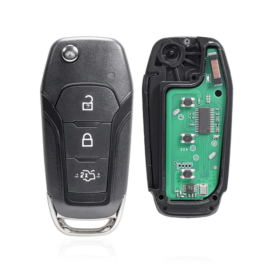 Ford Transit Remote Key Fob für 2016-2019 MK8 mit 433 MHz und ID49 Chip in Schwarz - Bild 3