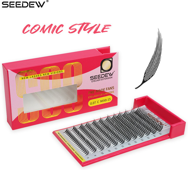SEEDEW Comic Spire Lashes Manga-Wimpernverlängerung, Black, Unisex - Bild 1