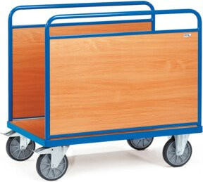 Fetra Ballenwagen 2542 in Blau mit TPE-Reifen und 600 kg Tragkraft - Bild 1