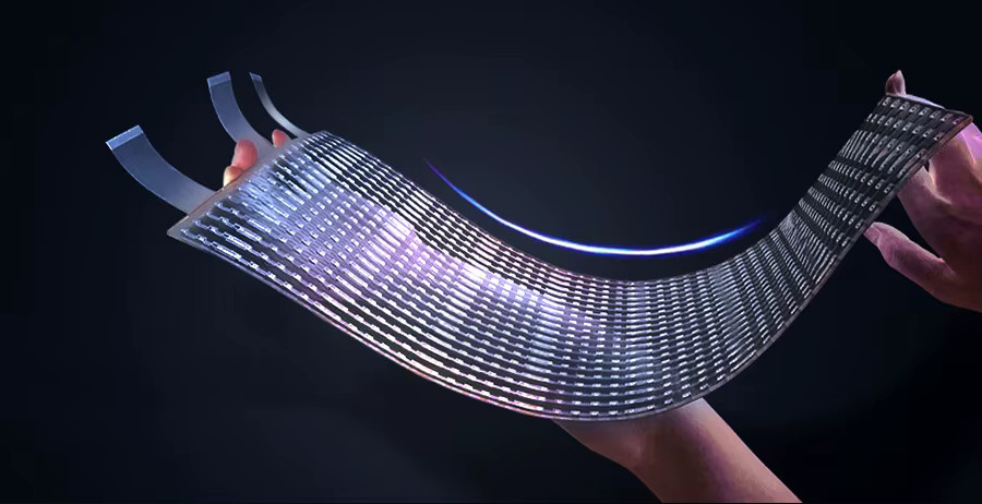 TLXT Ultratransparentes flexibles P10-LED-Display für den Innenbereich als digitales Vollfarb-Werbeglas für Einkaufszentren - Bild 5