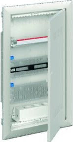 Striebel&John Mediaverteiler 3-reihig mit Patchpanel und Tür WiFi UK636MW in Weiß - Bild 1
