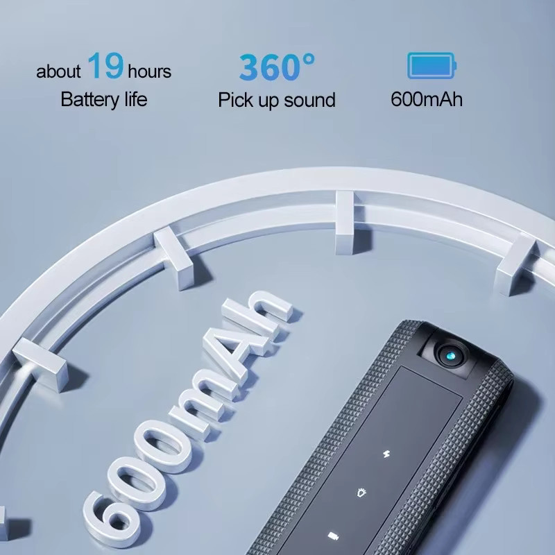 STTWUNAKE Mini-Körperkamera 1080P HD DV Professionelle Bodycam Digital Voice Video Recorder in Schwarz - Bild 6