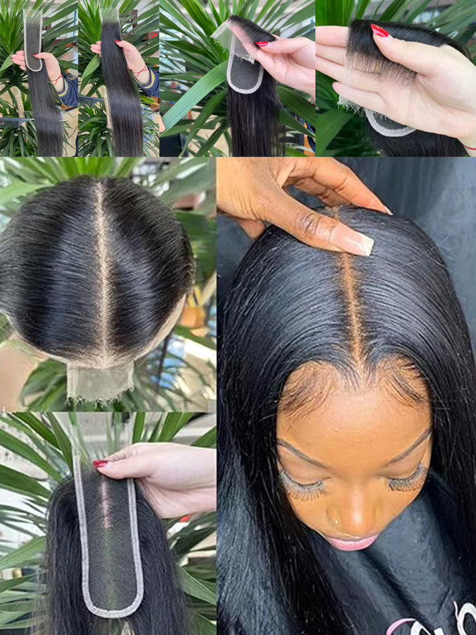 Eva Hair HD Lace Closure Vietnamesisches Echthaar, Body Wave - Bild 7