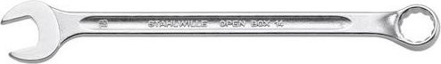 Stahlwille Ringmaulschlüssel OPEN-BOX silber, SW 14mm, Länge: 210mm - Bild 1