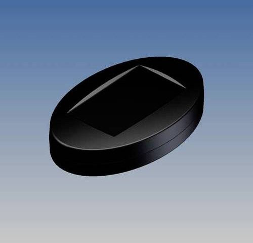 TEKO OK2-B.9 Universal-Gehäuse aus ABS-Kunststoff in Schwarz, B/T/H: 16,53 x 10,32 x 3,85 cm - Bild 1
