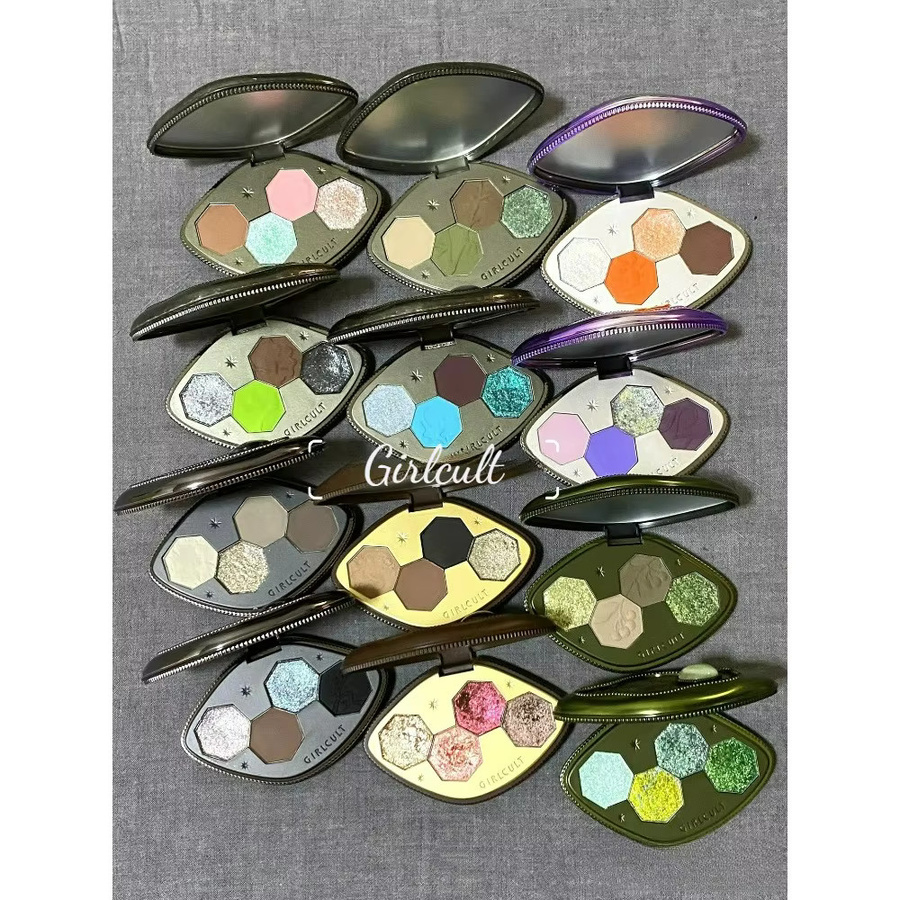 Girlcult Lidschatten-Palette, 4 Farben, schimmernd - Bild 5