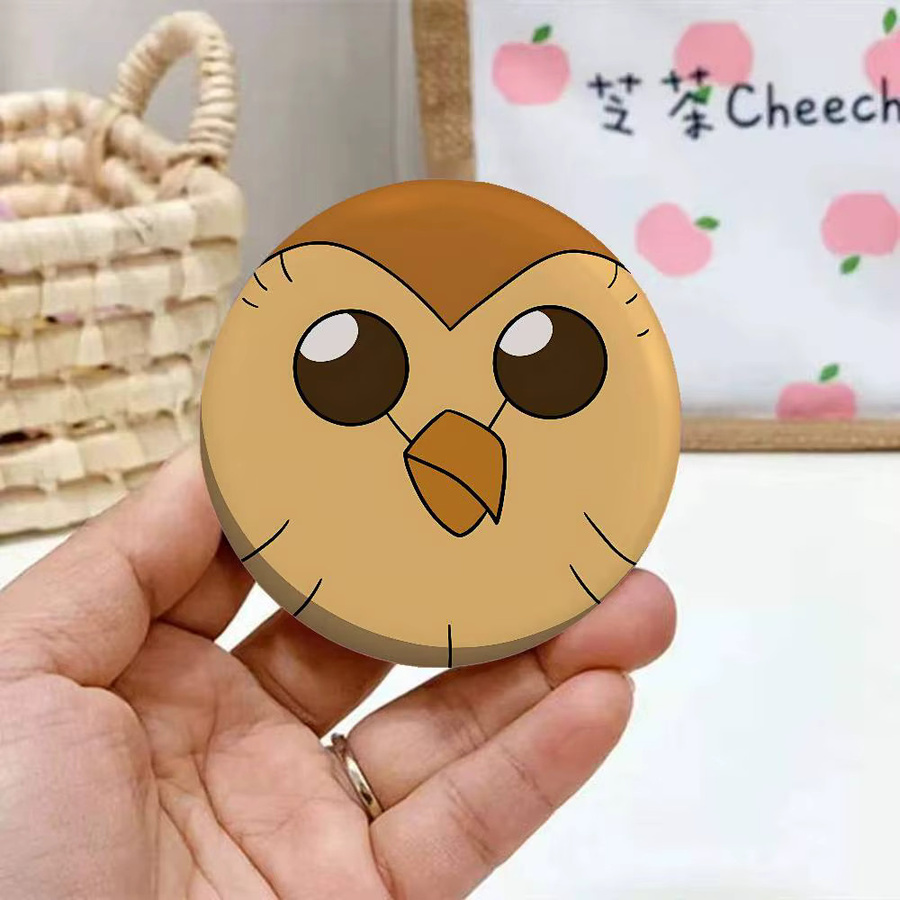 Brosche A-The Owl House-S, Weißblech, Metall - Bild 4