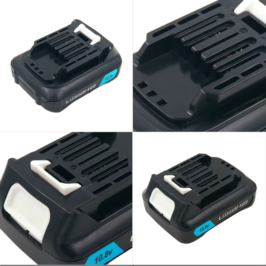2 Stück Makita Li-Ionen-Ersatzakkus 10,8 V 12V 2,0 Ah in Schwarz für Bl1040b Bl1015 Bl1020b Bl1041 Bl1016 Df031d td110d - Bild 3